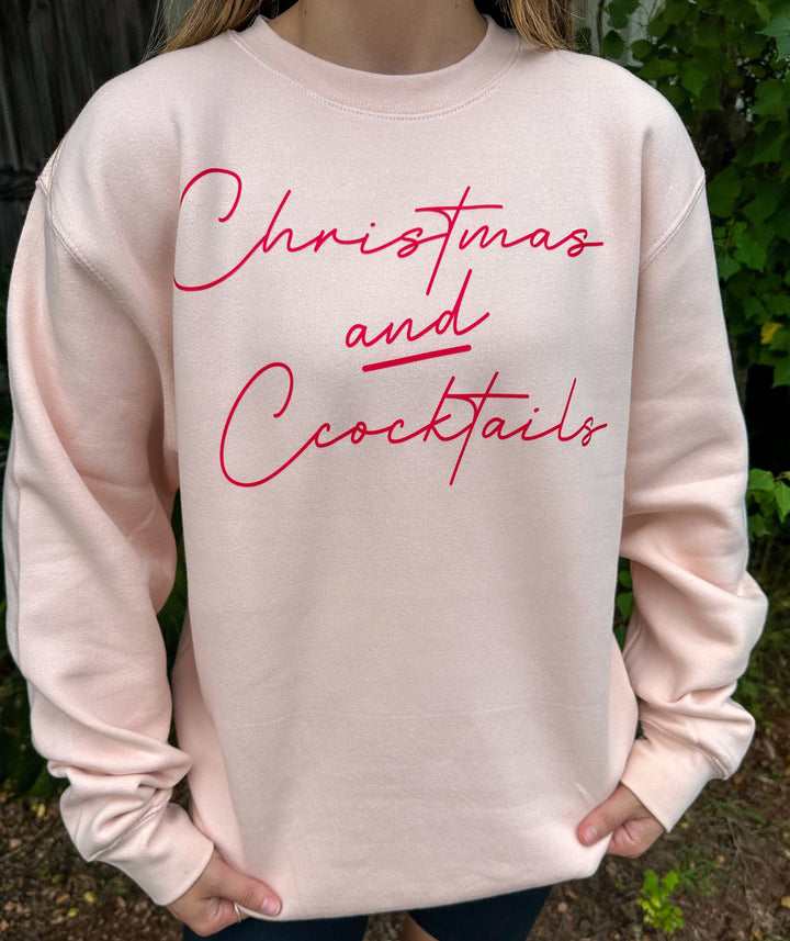 Christmas and Cocktails Sweatshirt