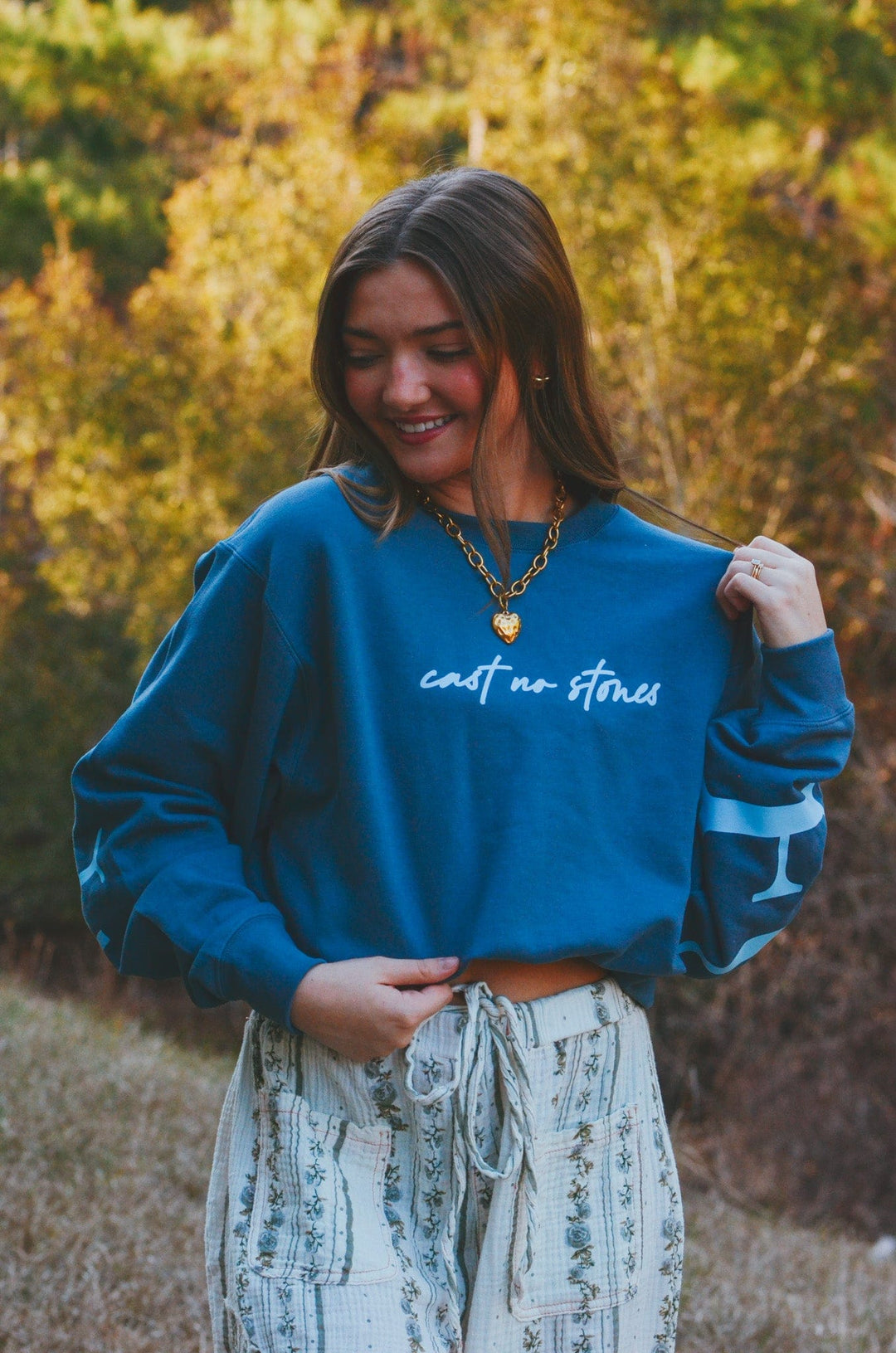 Forgiven Blue Sweatshirt