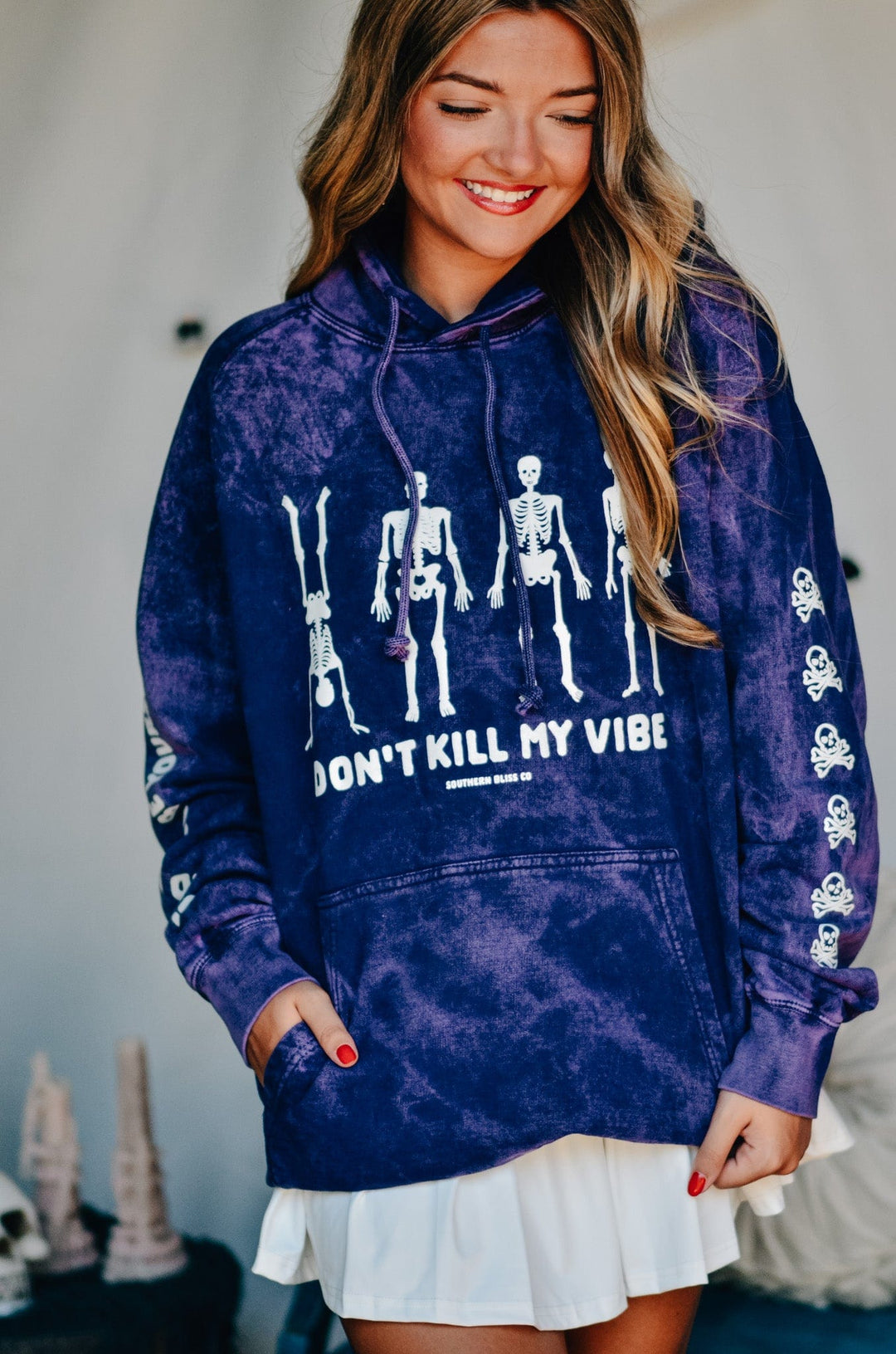 Dont Kill My Vibe Purple Cloud Hoodie