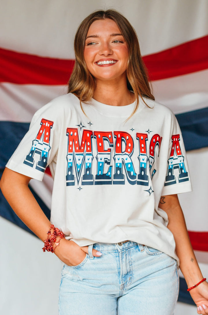 America Boxy Tee