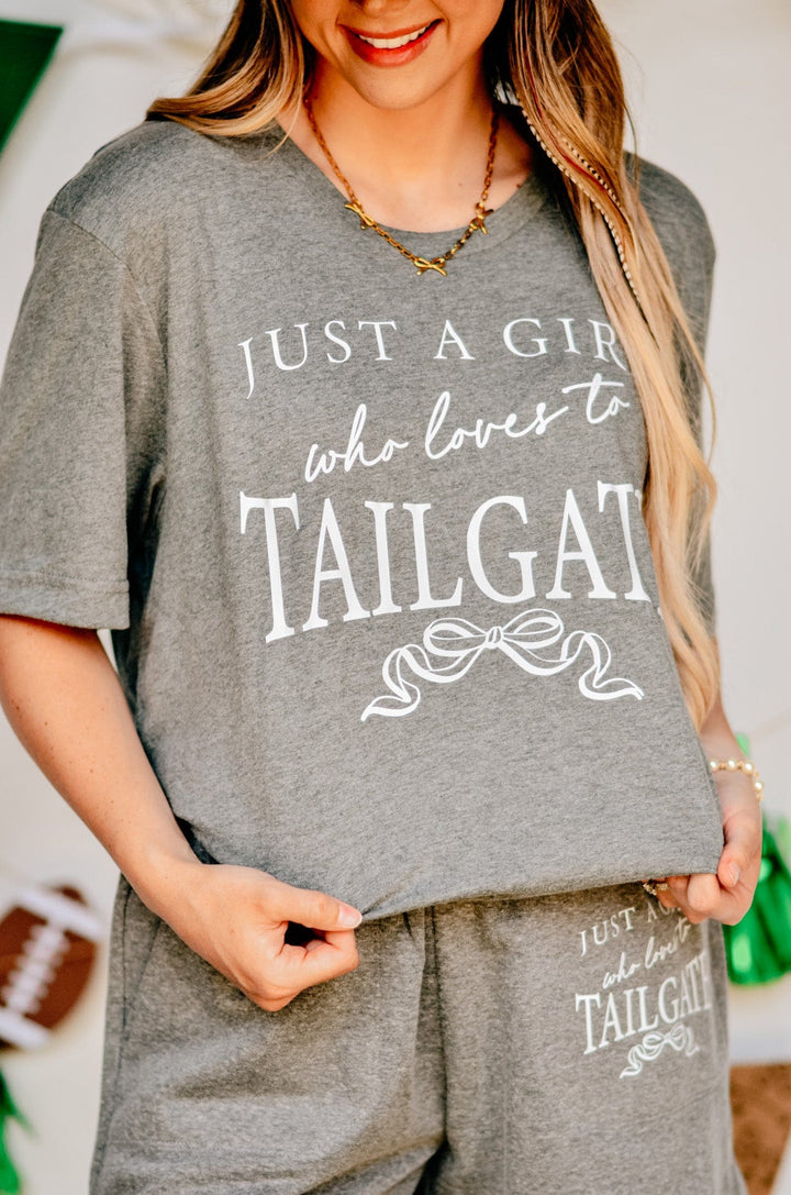 Just a Girl Who Loves to Tailgate Tee