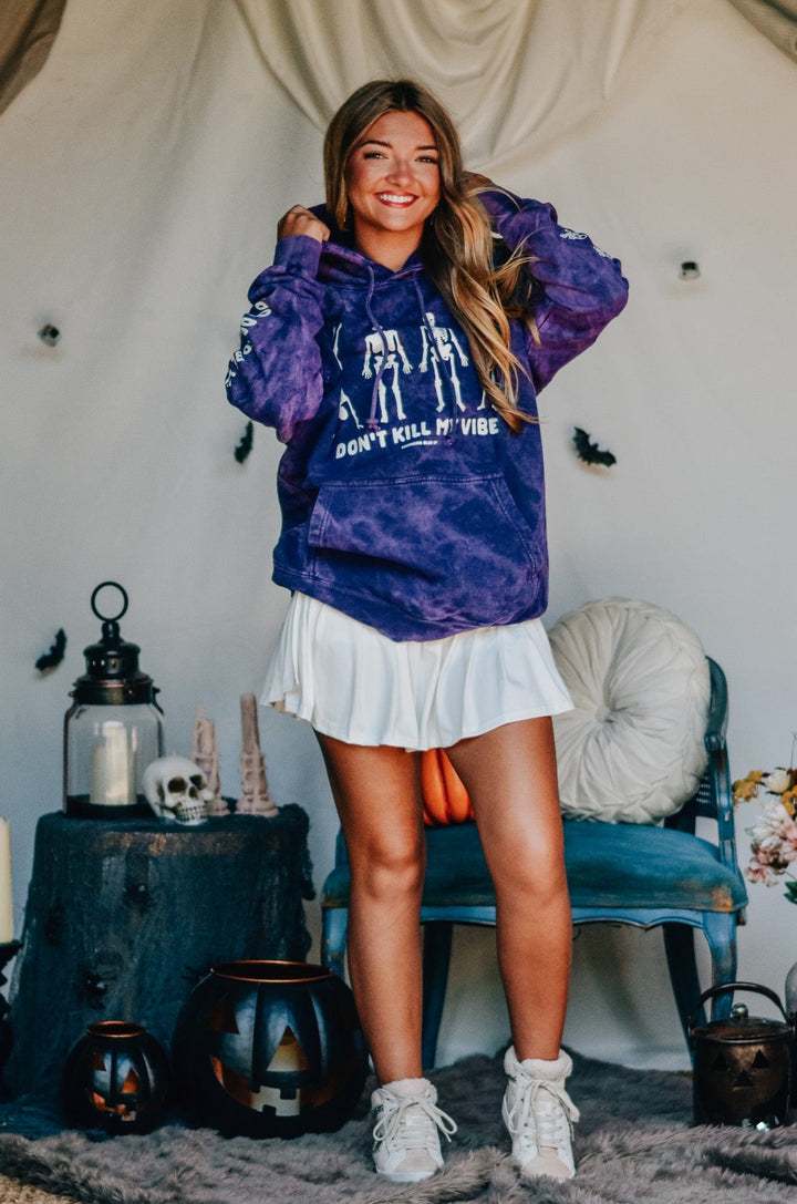 Dont Kill My Vibe Purple Cloud Hoodie