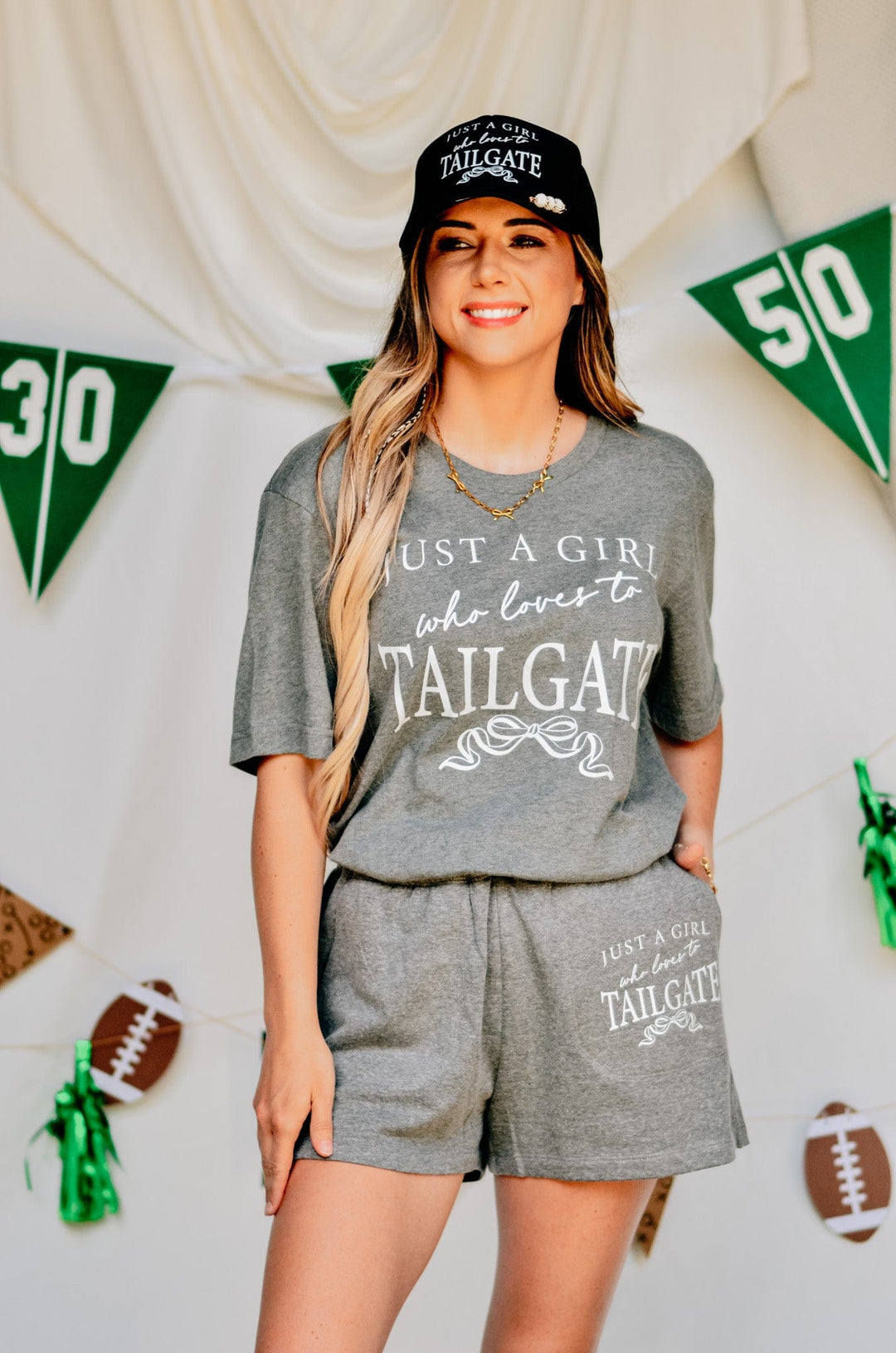 Just a Girl Who Loves to Tailgate Tee
