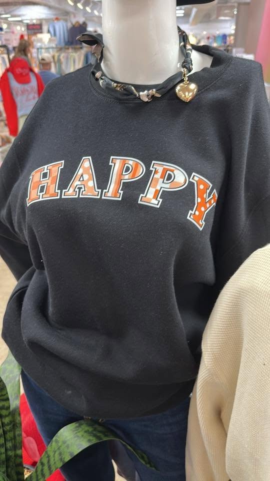 Happy Halloween Black Sweatshirt