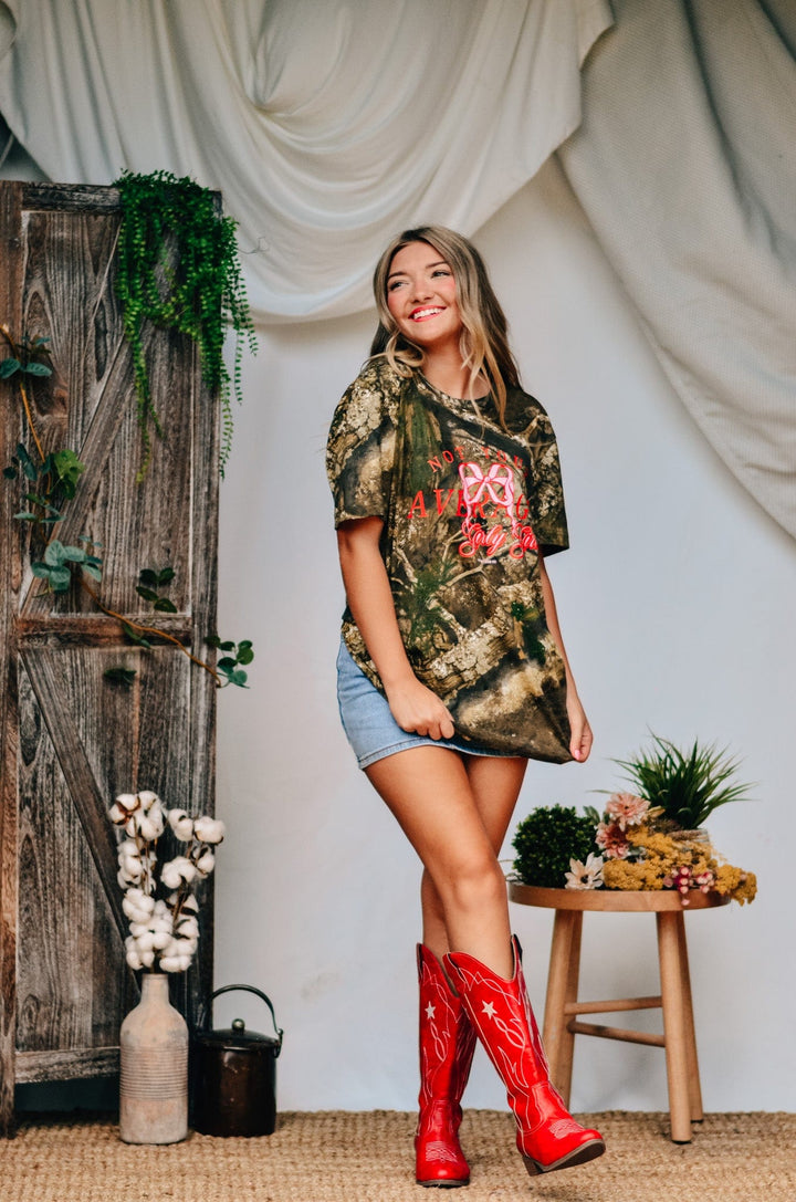 Not Your Average Girly Girl Camo Tee