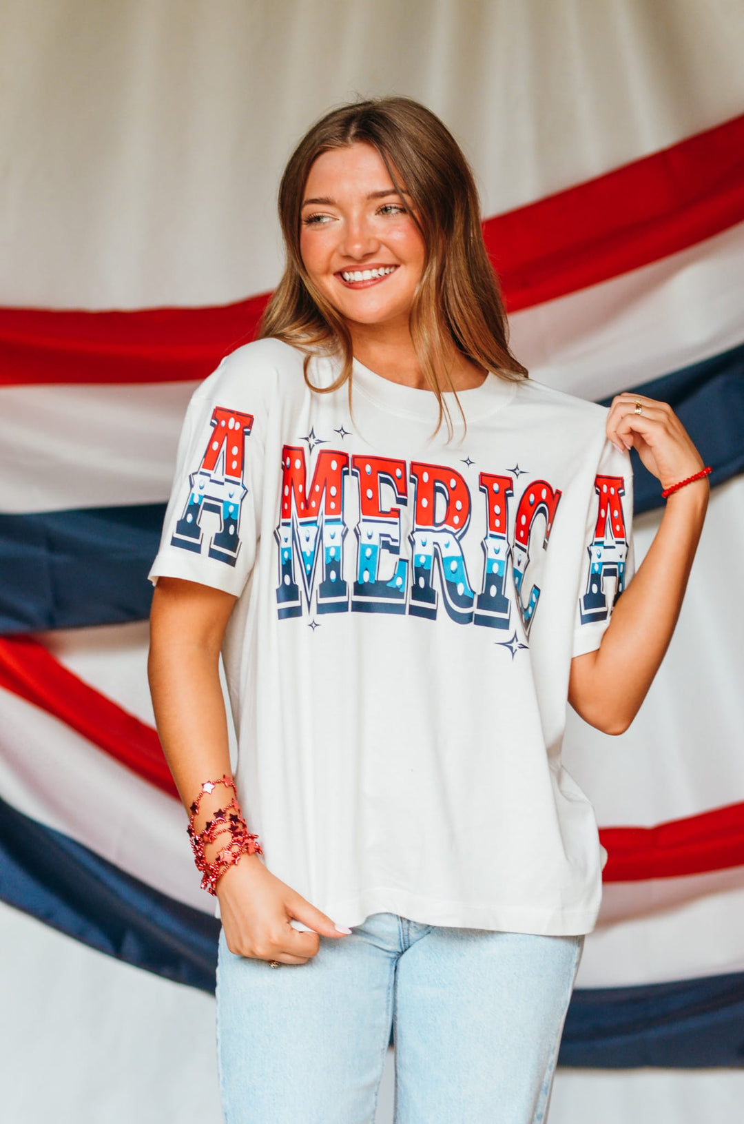America Boxy Tee