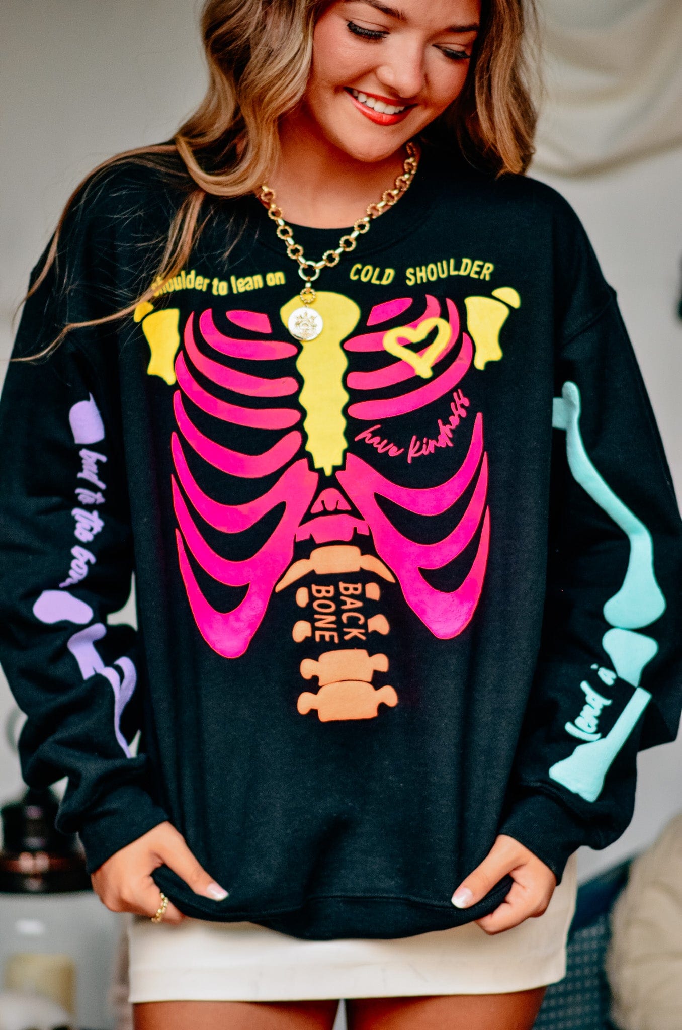 Neon Skelly Sweatshirt – Southern Bliss Company