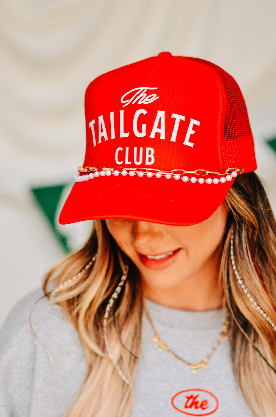 The Tailgate Club Red Trucker Hat