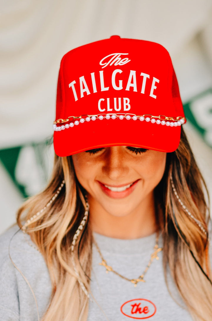 The Tailgate Club Red Trucker Hat