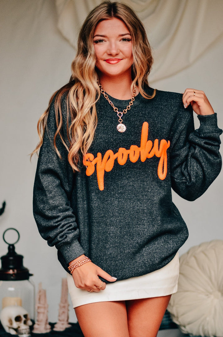 Spooky Knit Sweatshirt