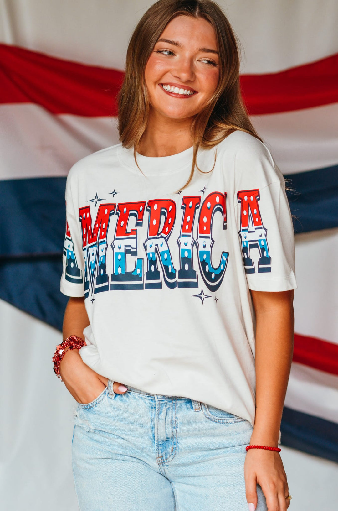 America Boxy Tee