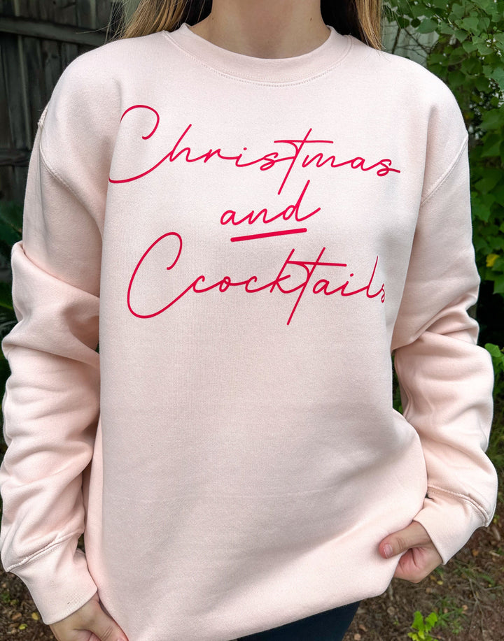 Christmas and Cocktails Sweatshirt