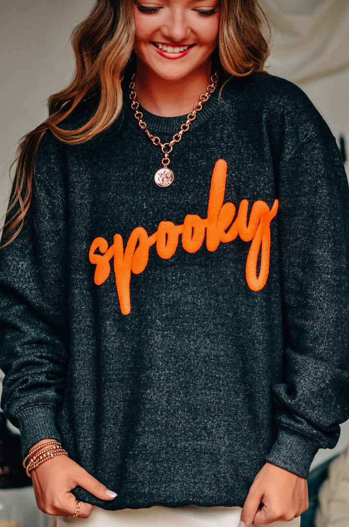 Spooky Knit Sweatshirt