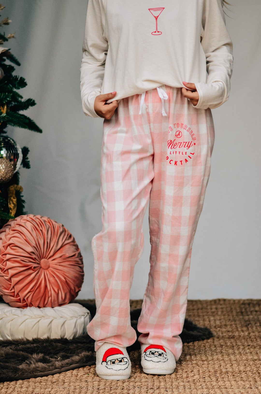 Merry Little Cocktail Plaid Pants