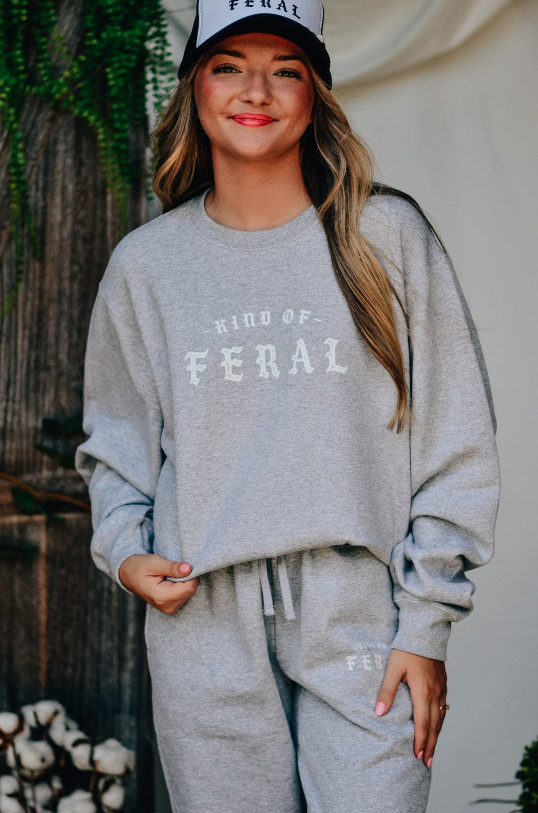 Kind of Feral Grey Sweatshirt