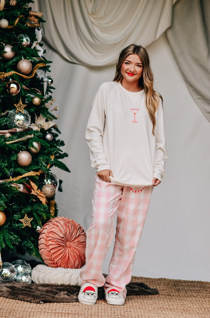 Merry Little Cocktail Plaid Pants