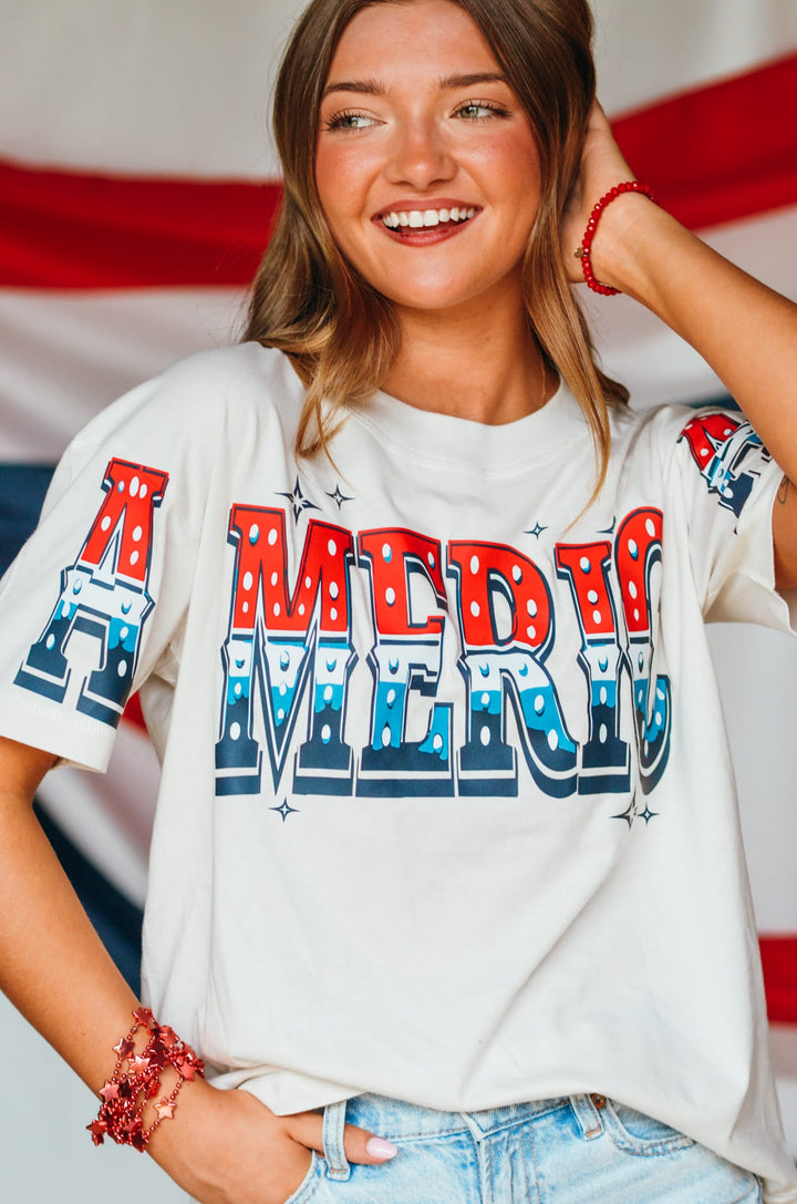 America Boxy Tee