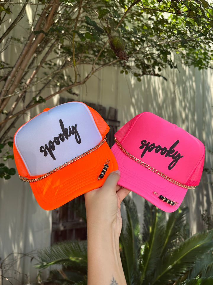 Spooky Hot Pink Trucker Hat