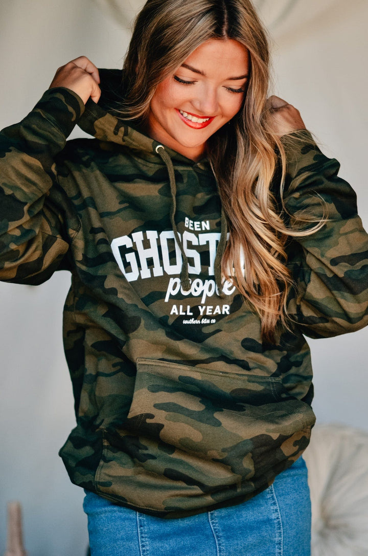 Been Ghosting People All Year Camo Hoodie