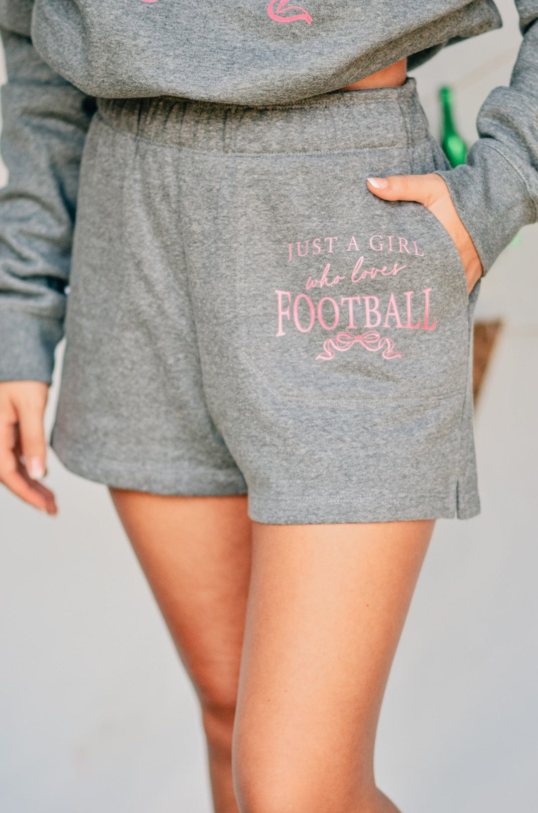 Just a Girl Who Loves Football Shorts
