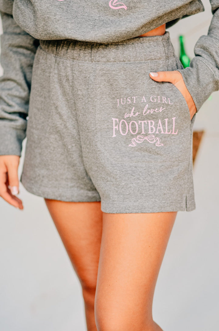 Just a Girl Who Loves Football Shorts