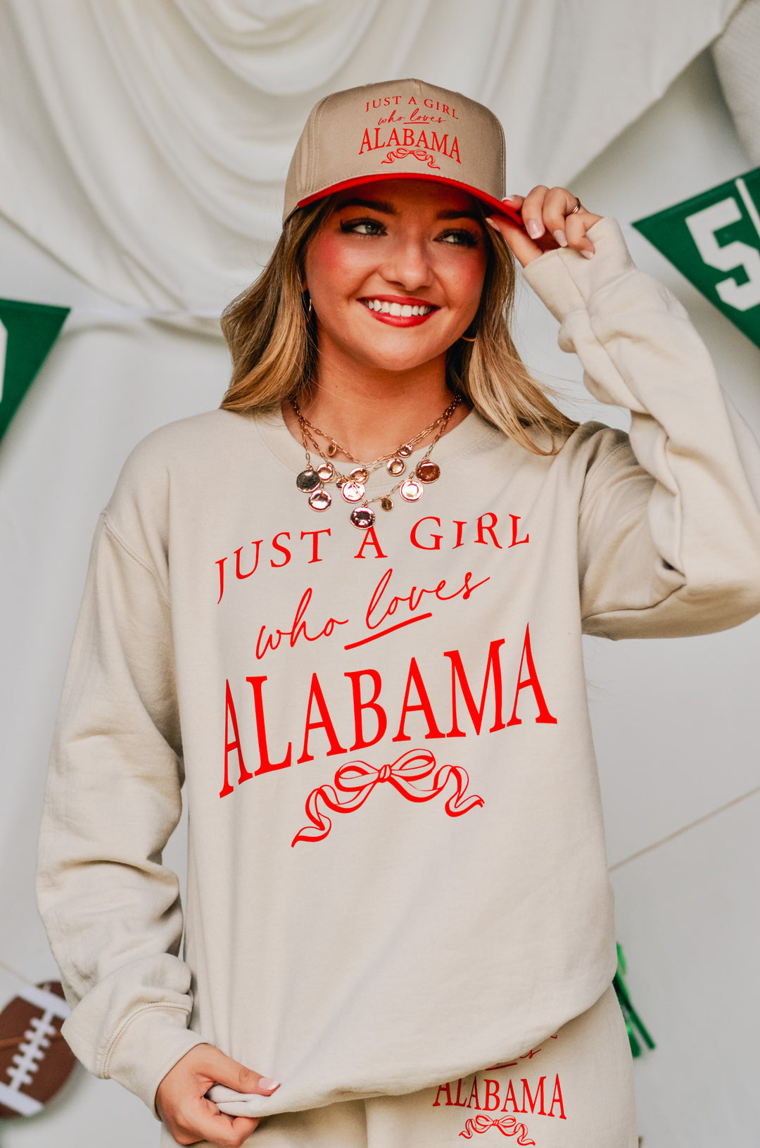 Just a Girl Who Loves Alabama Sweatshirt