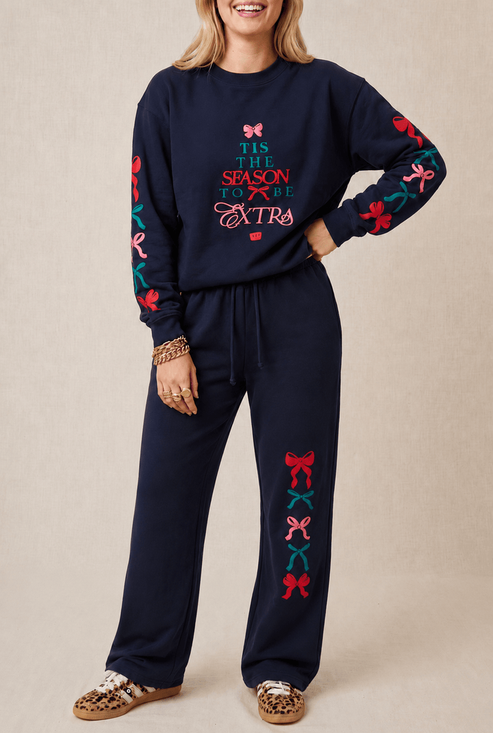 Tis The Season to be Extra Bows Sweatpants