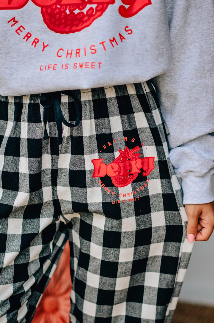 Berry Merry Plaid Pants