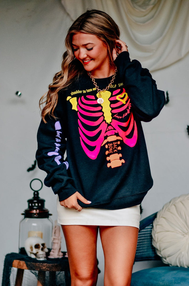 Neon Skelly Sweatshirt