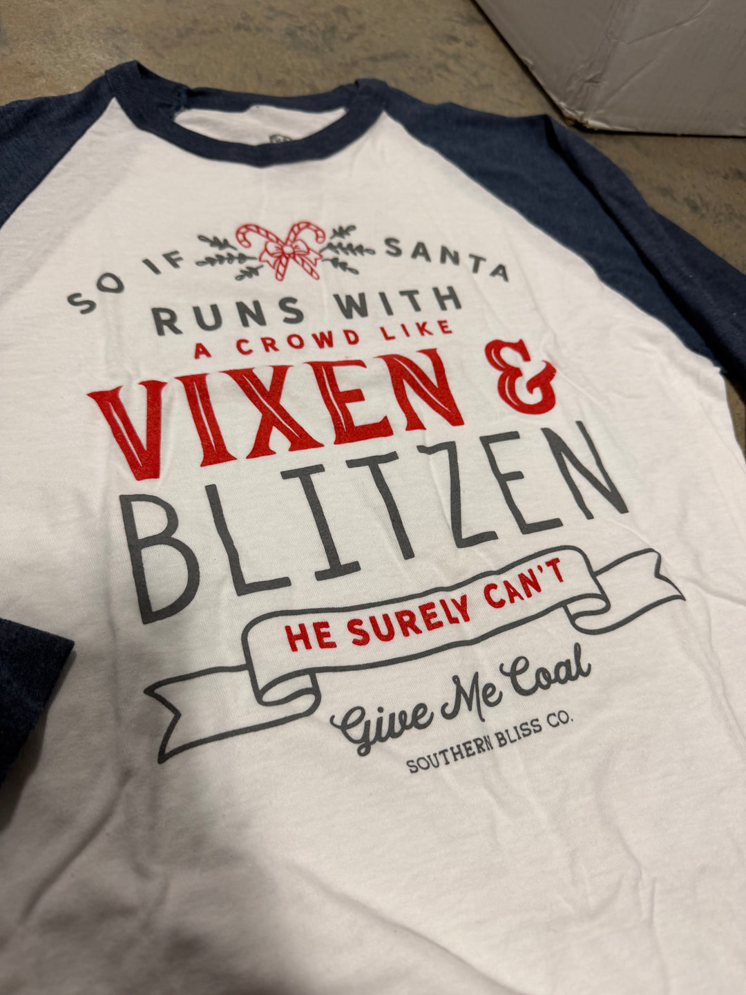Vixen and Blitzen Raglan