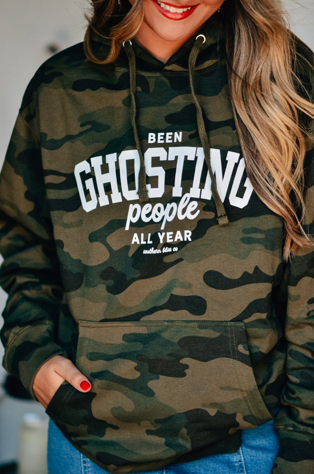 Been Ghosting People All Year Camo Hoodie