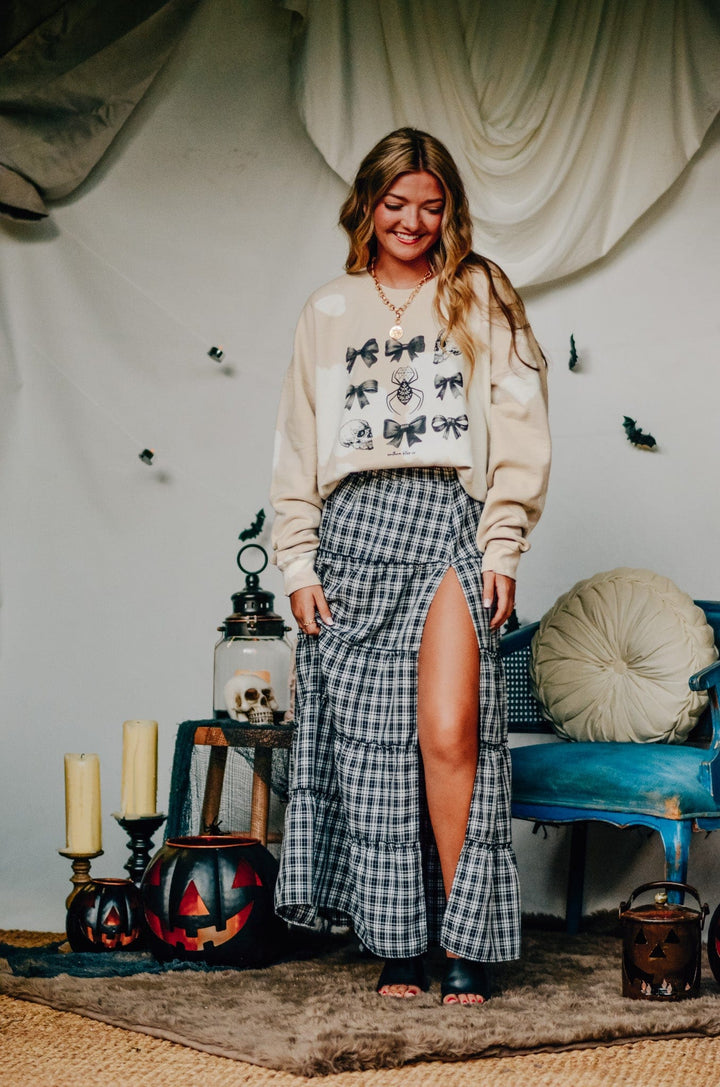 Bows and Skulls Bomba Sweatshirt