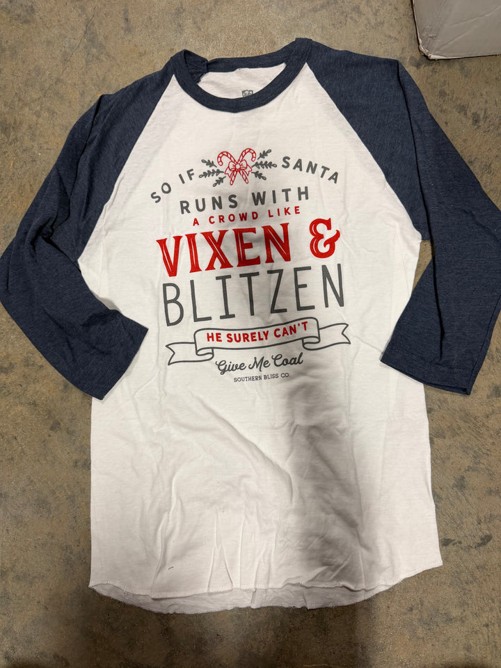 Vixen and Blitzen Raglan