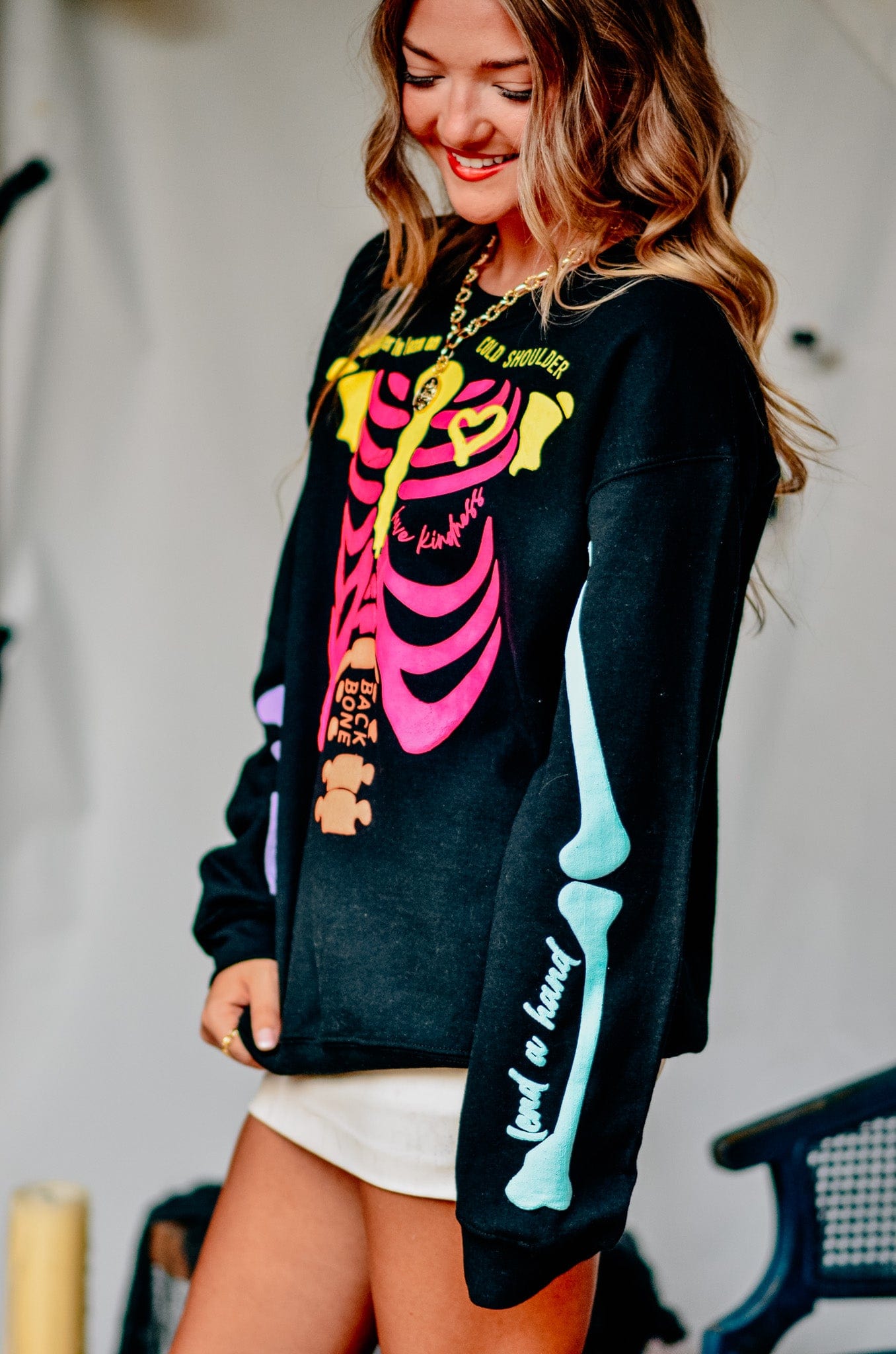 Neon Skelly Sweatshirt – Southern Bliss Company