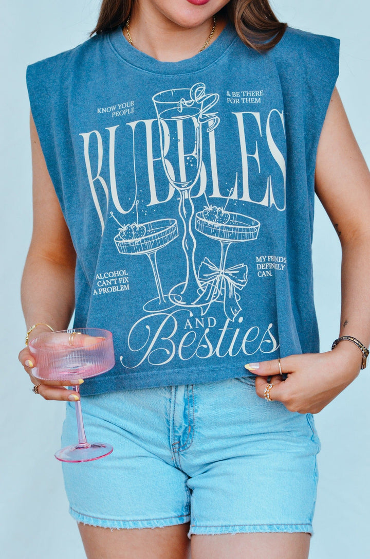 Bubbles & Besties Muscle Tee