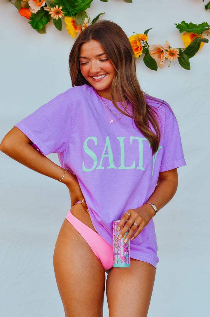 Salty Purple Tee