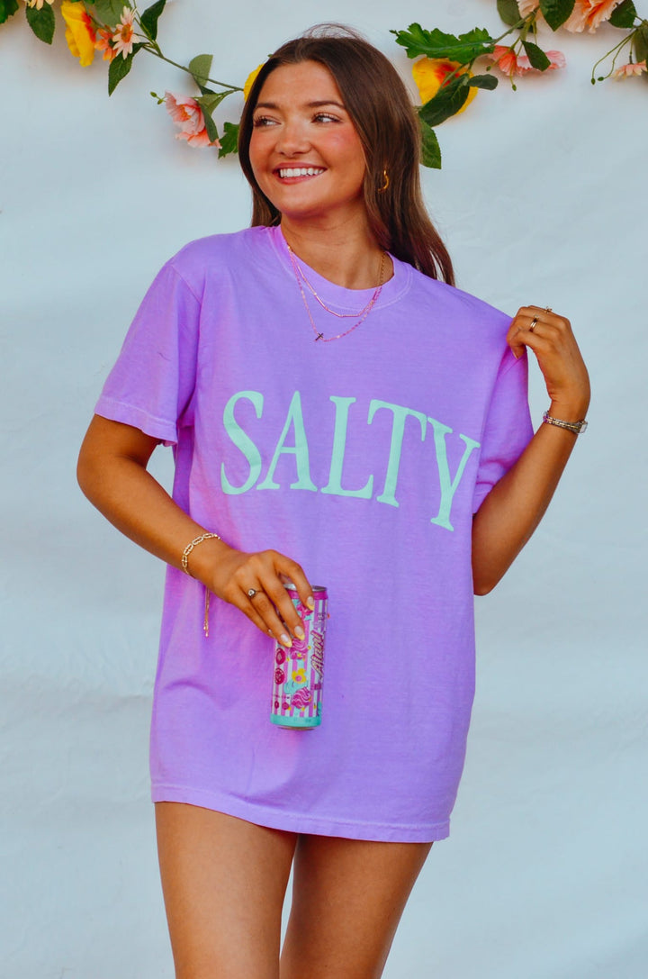 Salty Purple Tee