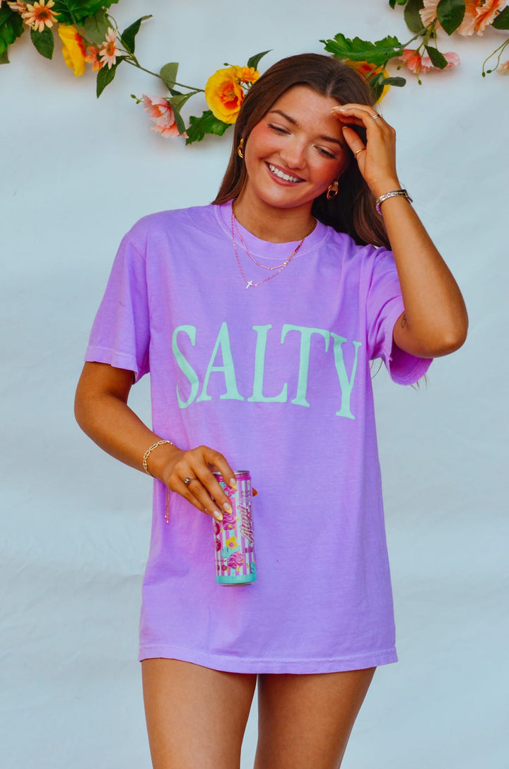 Salty Purple Tee