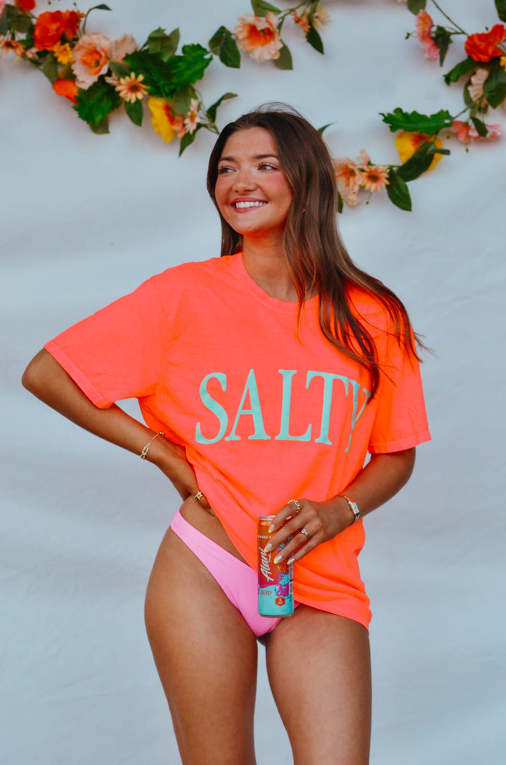 Salty Neon Orange Tee