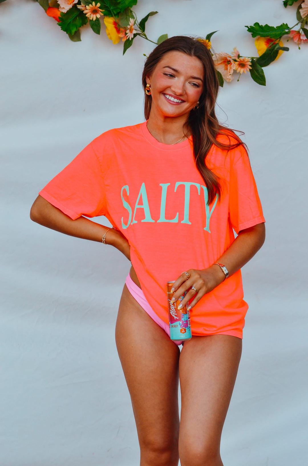 Salty Neon Orange Tee
