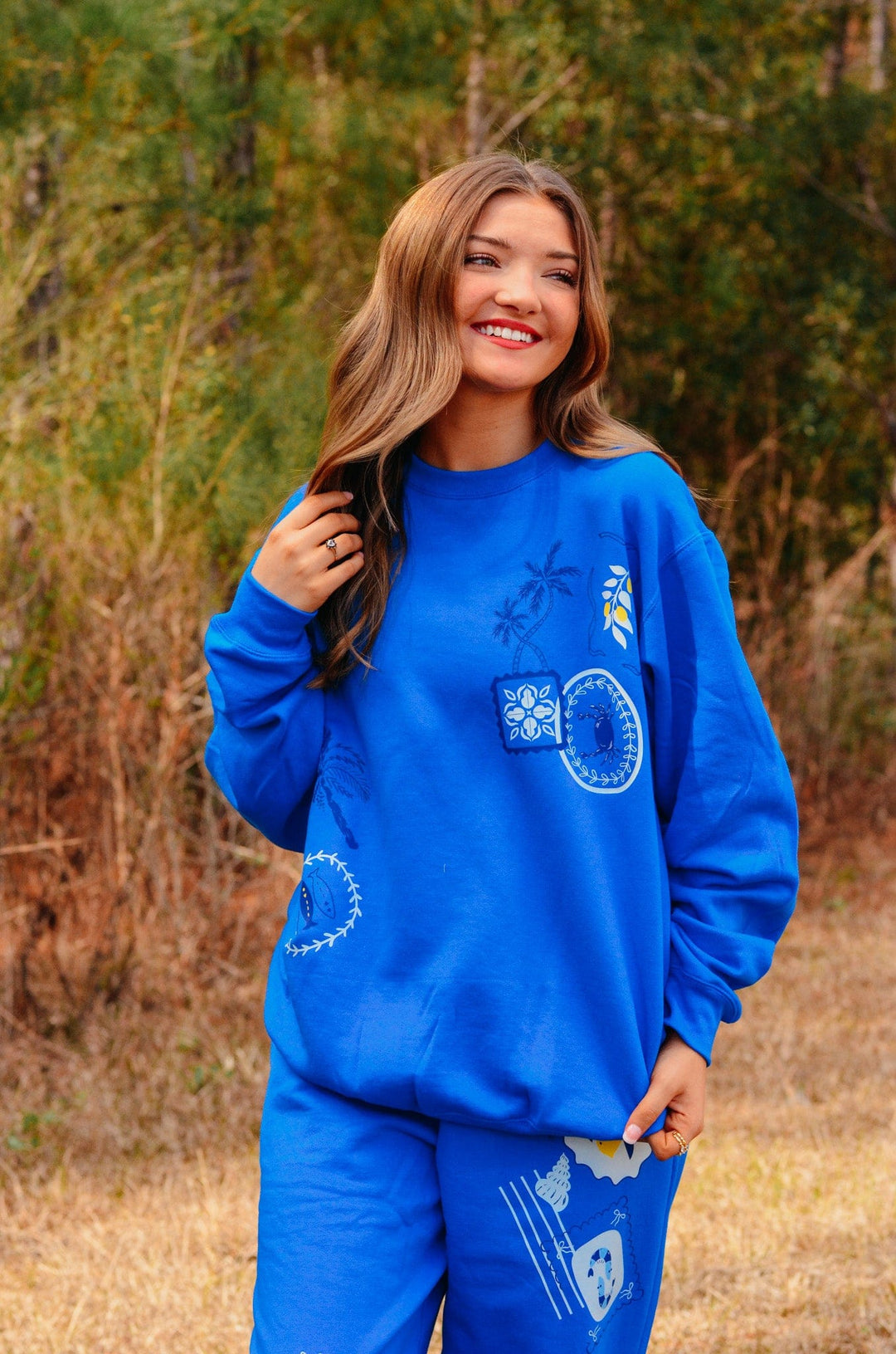 Santorini Patch Sweatshirt