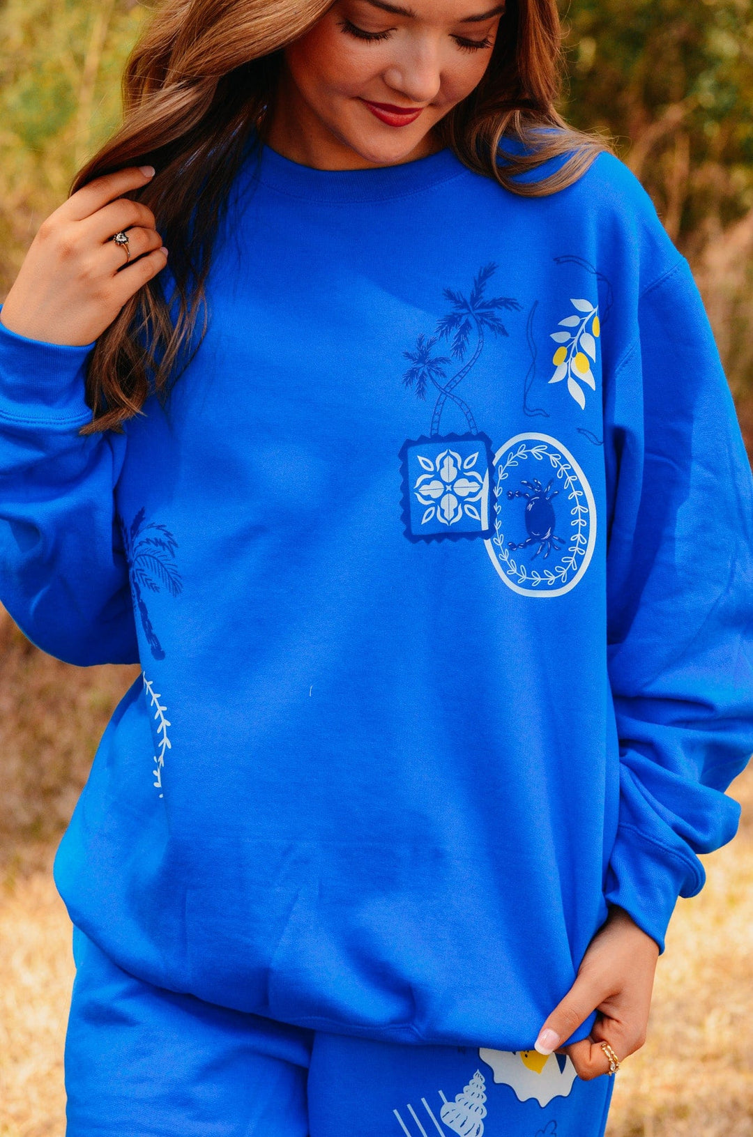 Santorini Patch Sweatshirt