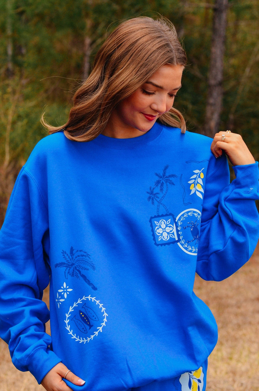 Santorini Patch Sweatshirt