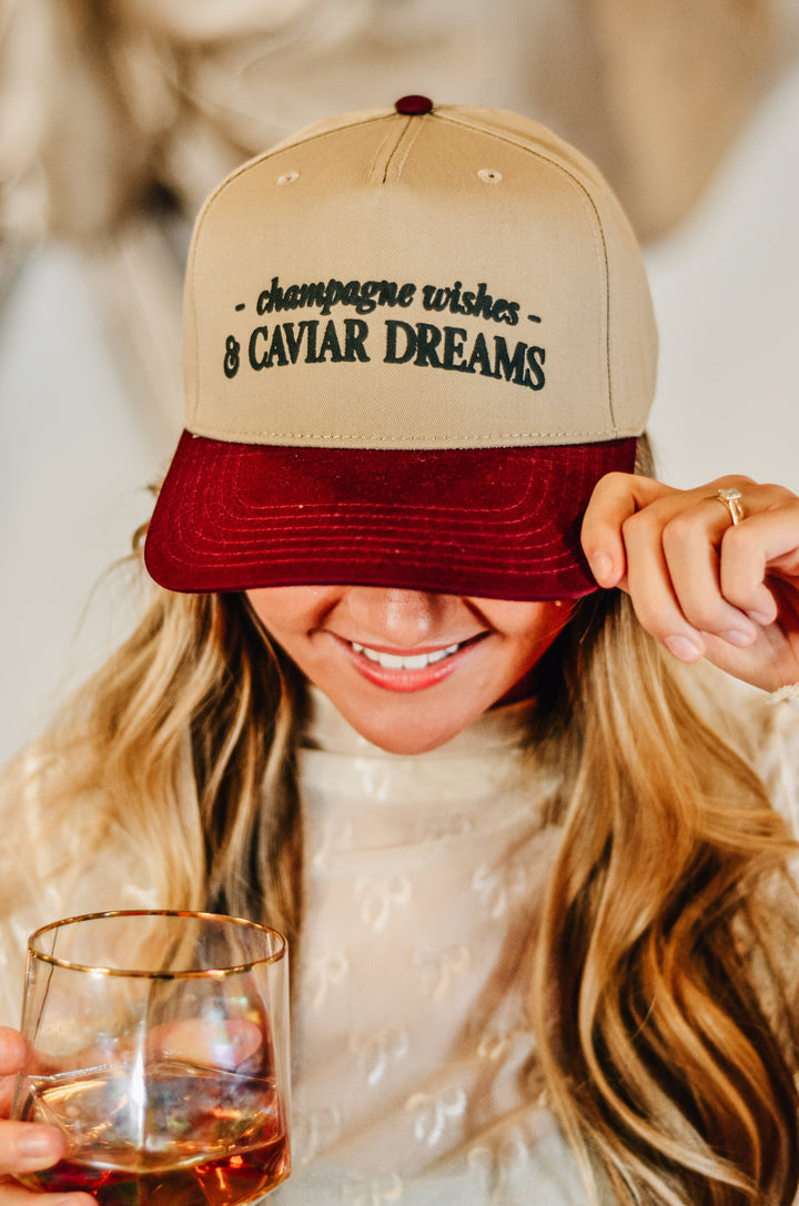 Champagne Wishes Canvas Trucker Hat