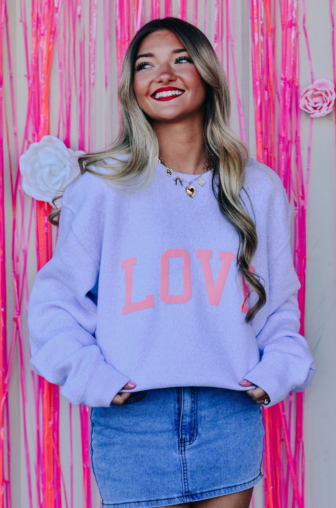 Love Puff Knit Sweater