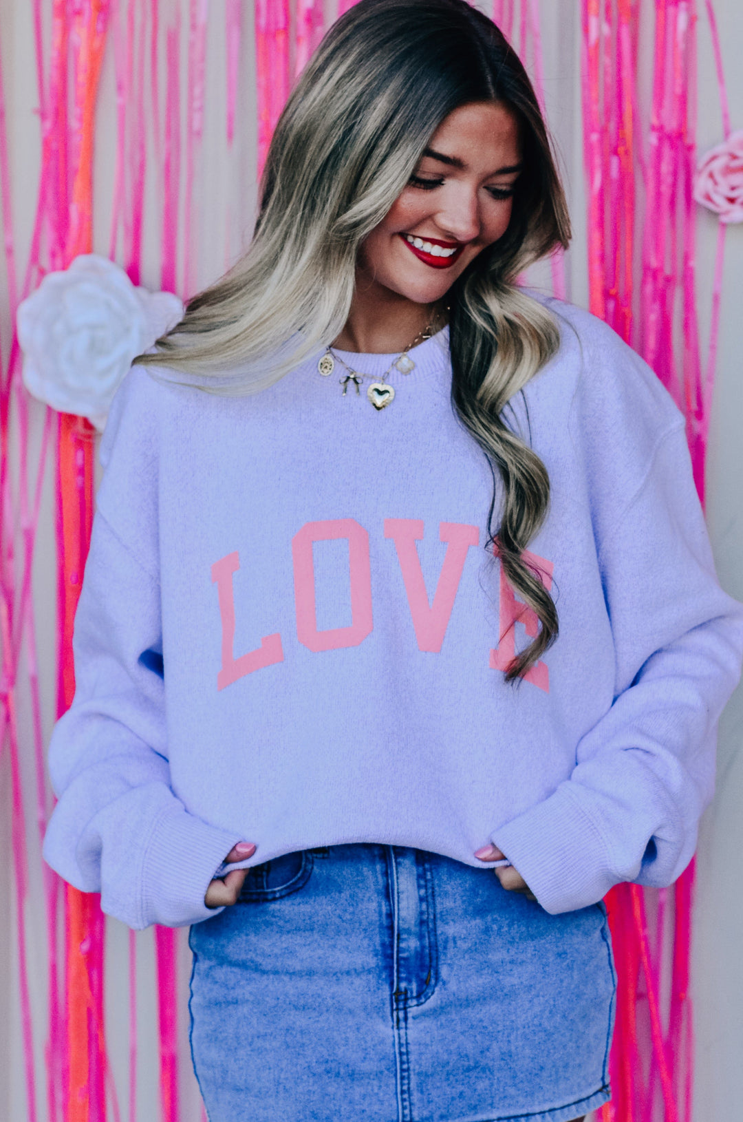 Love Puff Knit Sweater