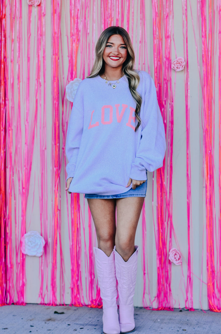 Love Puff Knit Sweater