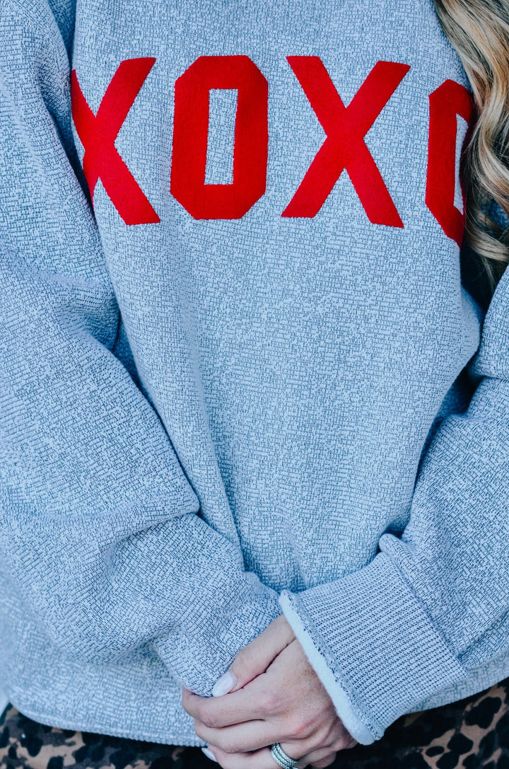 XOXO Puff Knit Sweater