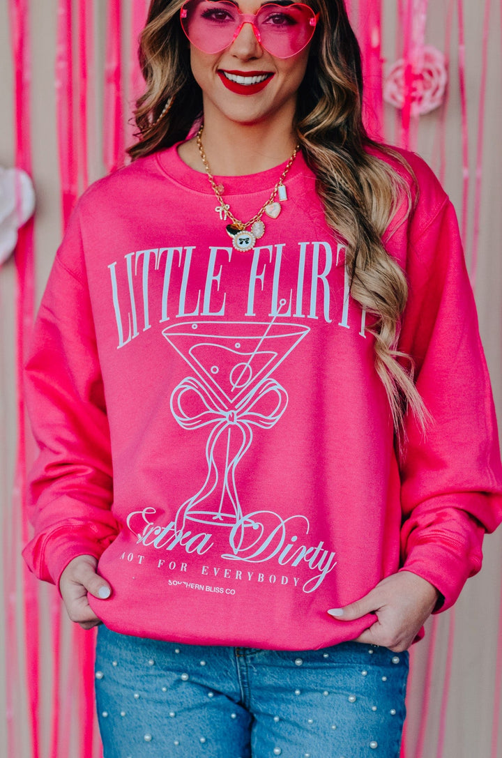 Little Flirty Extra Dirty Pink Sweatshirt