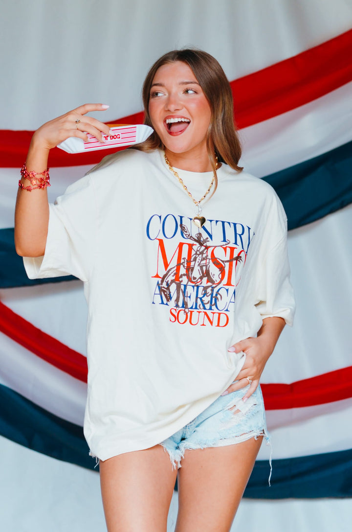 Country Music America Sound Heavy Tee